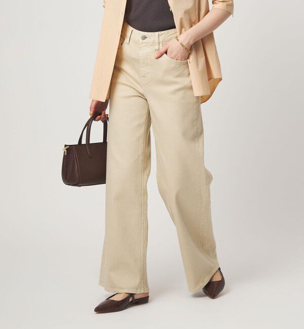 UNITED ARROWS green label relaxing「【別注】＜Healthy DENIM＞ワイド フレア デニム パンツ」|デニム|