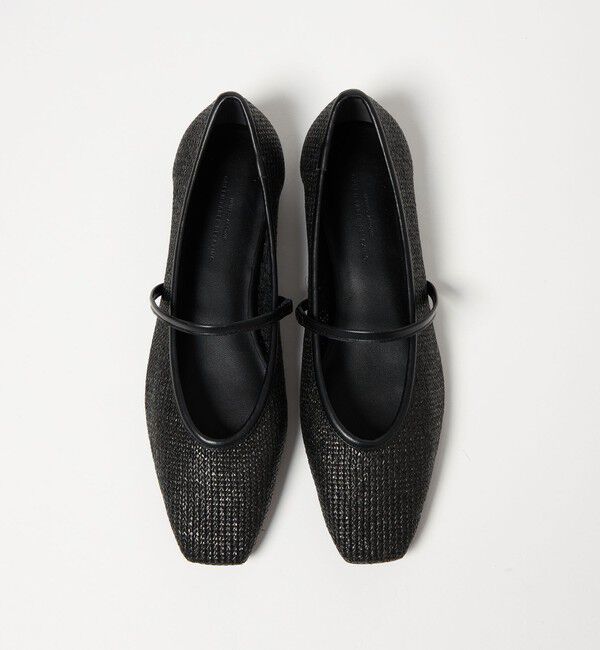 UNITED ARROWS green label relaxing「スクエアストラップ フラットシューズ」|パンプス|