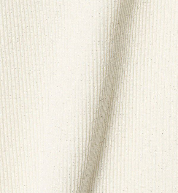 UNITED ARROWS green label relaxing「ラメ リブ ボートネック カットソー」|Tシャツ・カットソー|