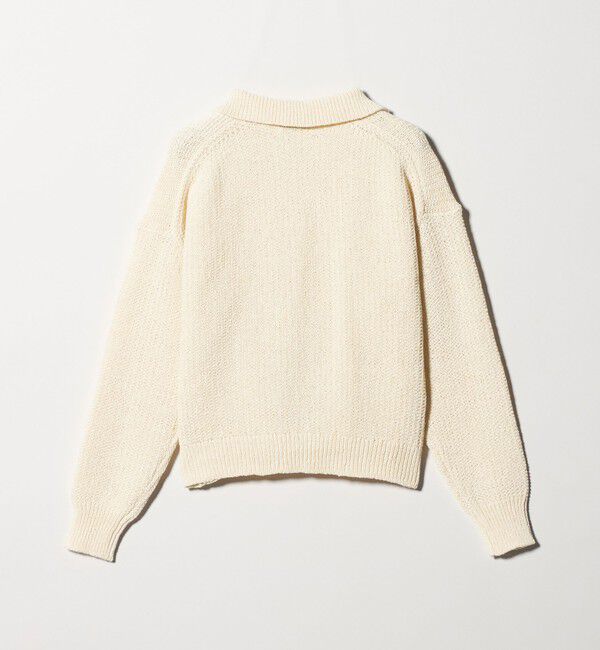 UNITED ARROWS green label relaxing「テープヤーン スキッパー プルオーバー ニット ウォッシャブル」|ニット・セーター|