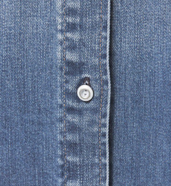 UNITED ARROWS green label relaxing「【別注】＜Healthy DENIM＞Almond ミドル デニム シャツ」|シャツ・ブラウス|