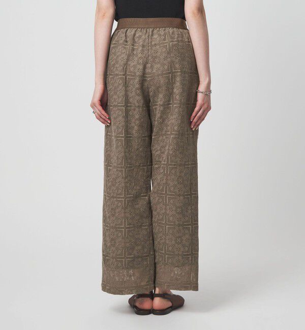 UNITED ARROWS green label relaxing「シアー レース パンツ」|チノ|
