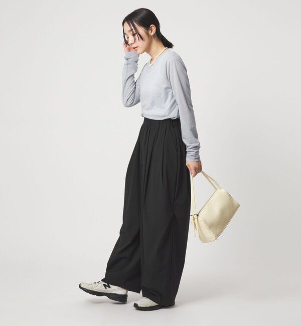 UNITED ARROWS green label relaxing「【WEB限定】＜at ease＞シアー テンジク ロングスリーブ カットソー」|Tシャツ・カットソー|