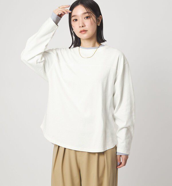 UNITED ARROWS green label relaxing「【WEB限定】＜at ease＞ナンバー プリント TEE」|Tシャツ・カットソー|