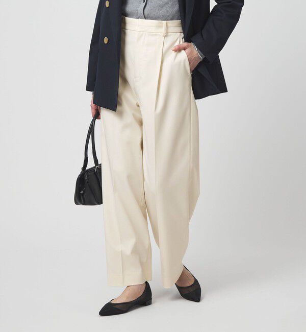 UNITED ARROWS green label relaxing「［size SHORT/TALLあり］Daily Chic カバー ワイド パンツ」|スラックス|