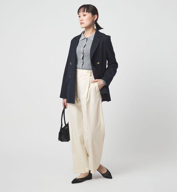 UNITED ARROWS green label relaxing「［size SHORT/TALLあり］Daily Chic カバー ワイド パンツ」|スラックス|