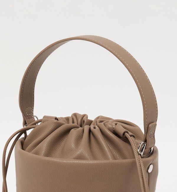 UNITED ARROWS green label relaxing「２WAY 巾着ドロストバケツバッグ」|ショルダー・メッセンジャー|