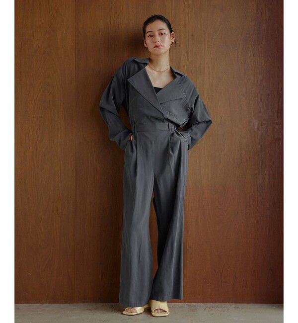 EMMEL REFINES「＜EMMEL REFINES＞EM フィブリル ジャンプスーツ」|オールインワン|