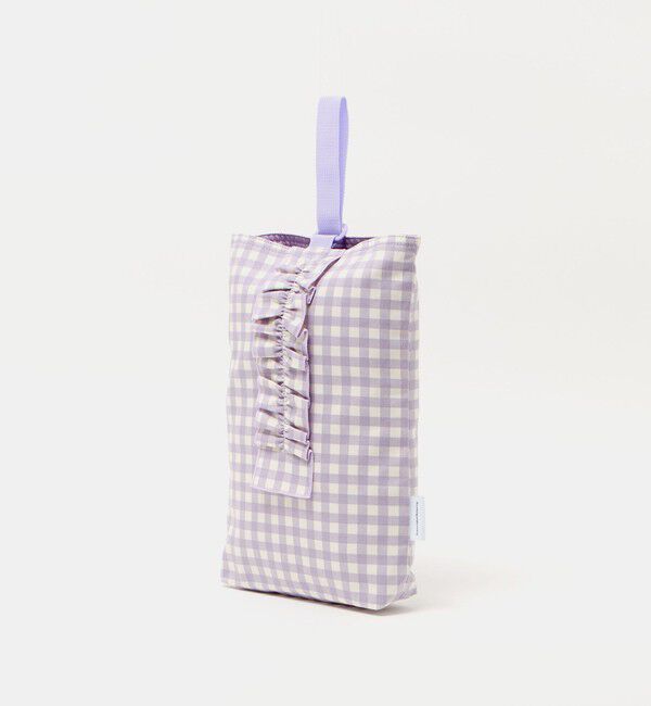 UNITED ARROWS green label relaxing「シューズバッグ（ギンガム） / キッズ」|トートバッグ|