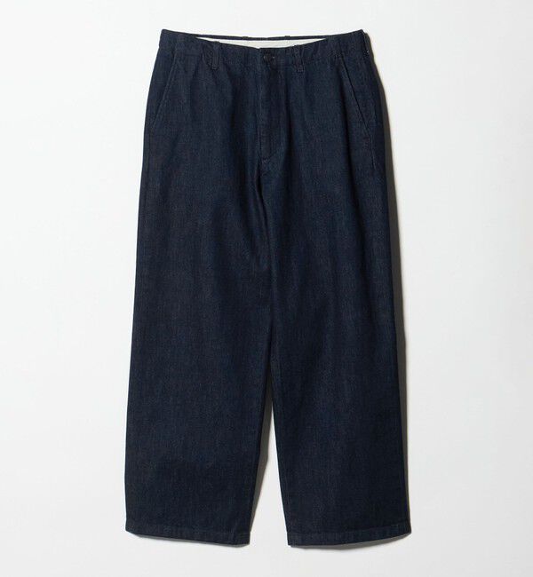UNITED ARROWS green label relaxing「ウォッシュド ワイド デニムパンツ」|デニム|