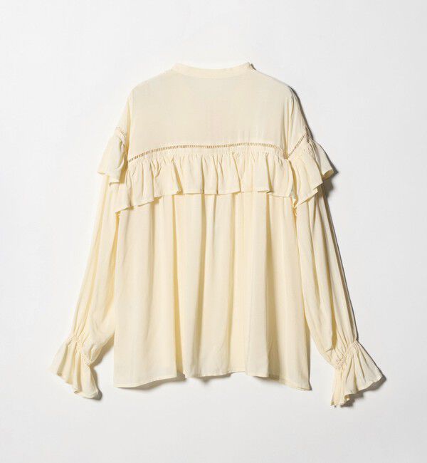 EMMEL REFINES「＜EMMEL REFINES＞EM ハシゴレース フリル ブラウス」|シャツ・ブラウス|