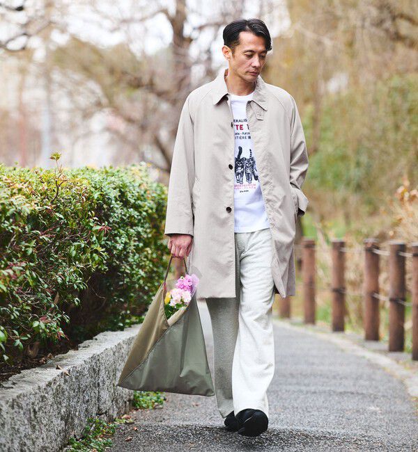 UNITED ARROWS green label relaxing「ナイロンオックス ステンカラーコート ‐撥水‐」|ステンカラーコート|