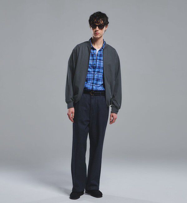 UNITED ARROWS green label relaxing「FREELITCH リブ ブルゾン -2WAYストレッチ・吸水速乾-」|ブルゾン・スタジャン|