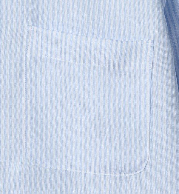 UNITED ARROWS green label relaxing「エブリット コットンオックス ストライプ スナップ ボタンダウン シャツ -イージーアイロン-」|シャツ・ブラウス|