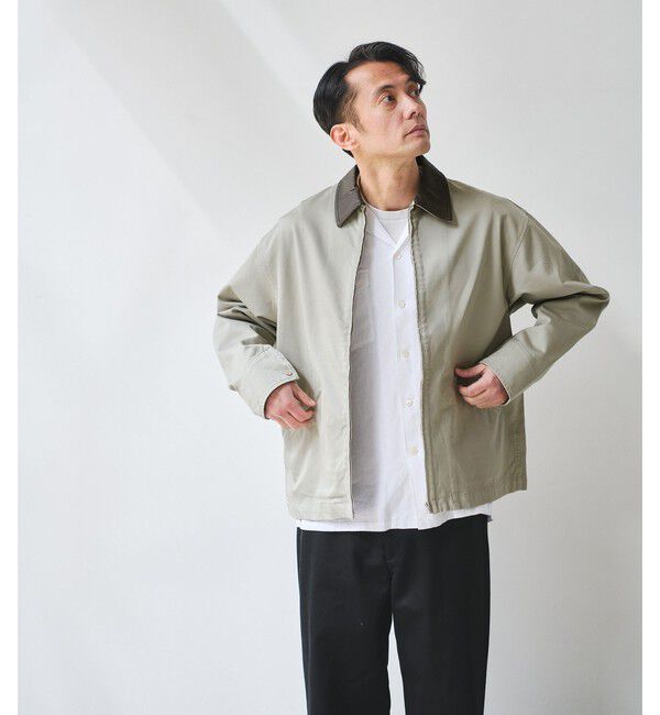 UNITED ARROWS green label relaxing「ウエストポイント ジップアップ ブルゾン」|ブルゾン・スタジャン|LT.GRAY