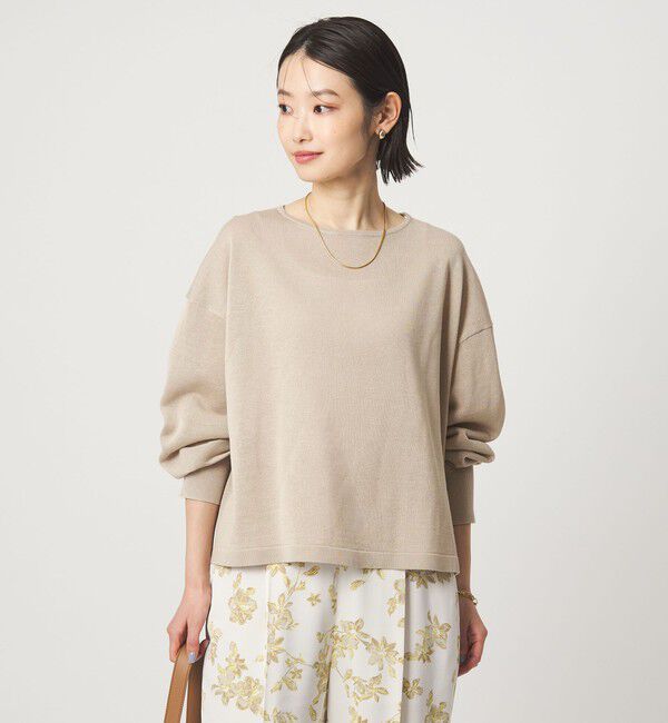 UNITED ARROWS green label relaxing「シャーリー ワイド プルオーバー ニット ウォッシャブル」|ニット・セーター|