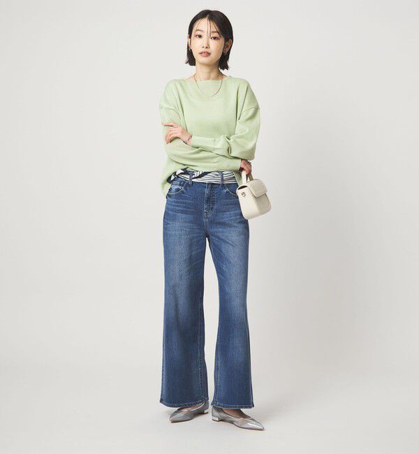 UNITED ARROWS green label relaxing「シャーリー ワイド プルオーバー ニット ウォッシャブル」|ニット・セーター|