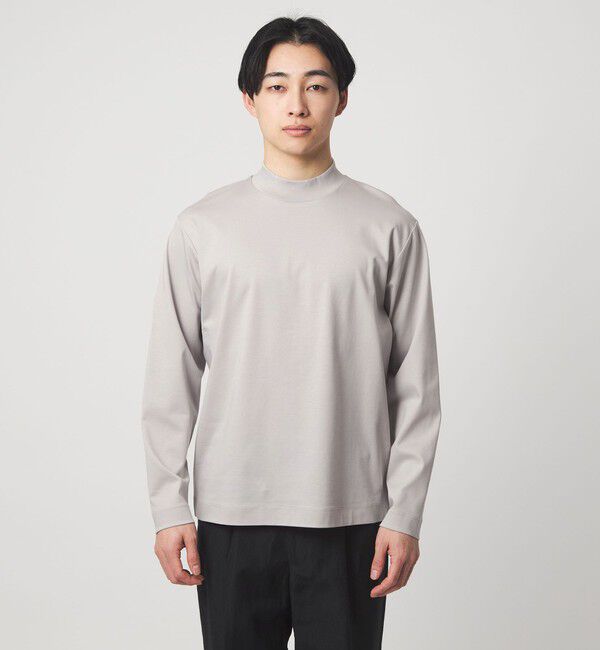 UNITED ARROWS green label relaxing「L/A ポンチ モックネック カットソー -抗菌-」|Tシャツ・カットソー|