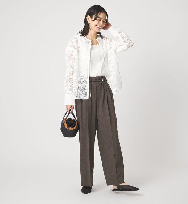 UNITED ARROWS green label relaxing「【結論シリーズ】ニーハイワイドパンツ［size SHORT/TALLあり］」|その他|