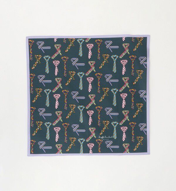 UNITED ARROWS green label relaxing「＜Dieffe Kinloch＞コットン プリント ハンカチ」|ハンカチ|