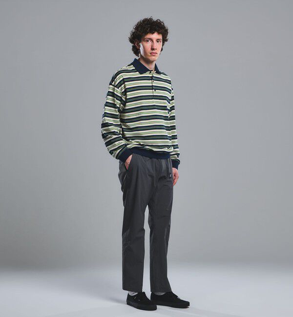 UNITED ARROWS green label relaxing「【別注】＜UMBRO＞ボーダー 長袖 ポロシャツ」|ポロシャツ|