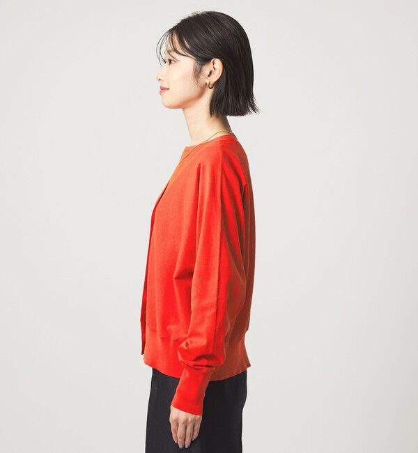 UNITED ARROWS green label relaxing「HIYOKE Vネック ニット カーディガン マシンウォッシャブル 接触冷感 UVカット 遮熱」|カーディガン|