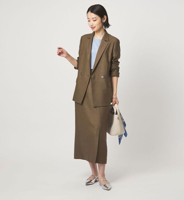 UNITED ARROWS green label relaxing「［size SHORTあり］リネンライク 2B ジャケット」|テーラードジャケット|