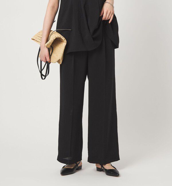 UNITED ARROWS green label relaxing「［size SHORT/TALLあり］シアーエア ワイド パンツ マシンウォッシャブル」|その他|