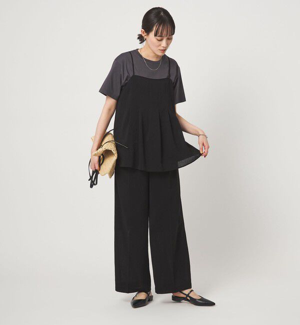 UNITED ARROWS green label relaxing「［size SHORT/TALLあり］シアーエア ワイド パンツ マシンウォッシャブル」|その他|