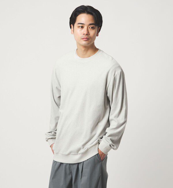 UNITED ARROWS green label relaxing「メランジ パイル クルーネック カットソー」|Tシャツ・カットソー|