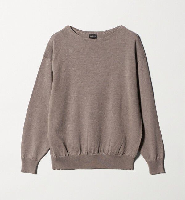 UNITED ARROWS green label relaxing「FINE BASIC ラミー ボートネック ニット」|ニット・セーター|