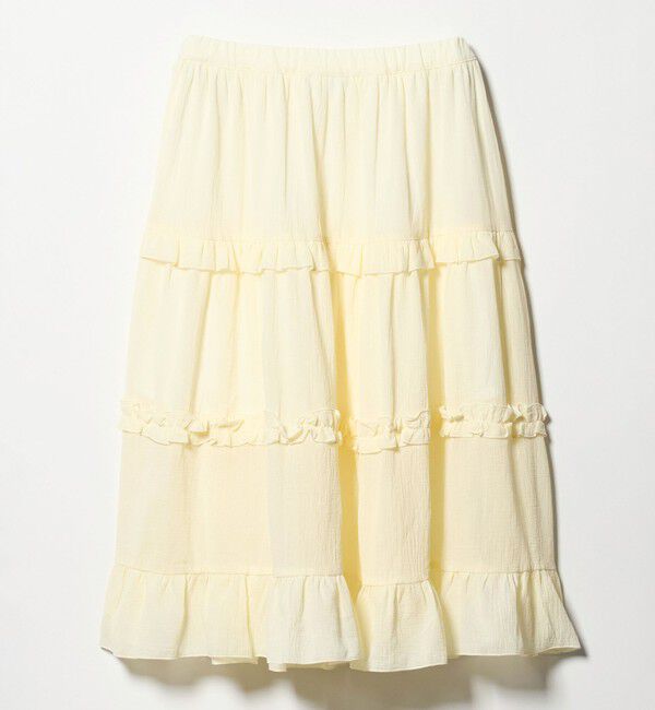 UNITED ARROWS green label relaxing「楊柳フリル ロングスカート / キッズ  140cm-160cm」|スカート|