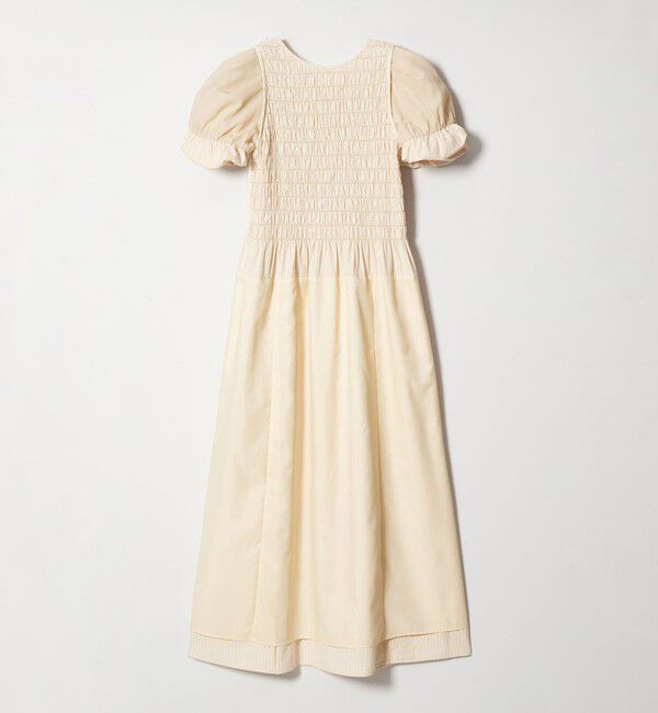 EMMEL REFINES「＜EMMEL REFINES＞EM ストライプ シャーリング フレア ワンピース」|ワンピース|