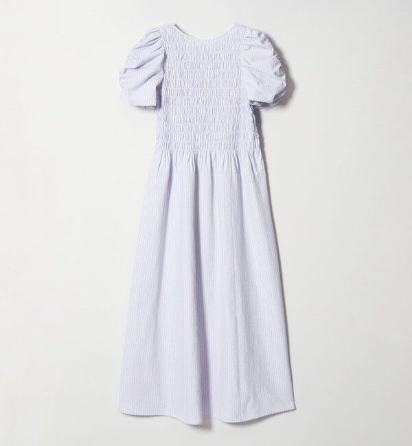 EMMEL REFINES「＜EMMEL REFINES＞EM ストライプ シャーリング フレア ワンピース」|ワンピース|