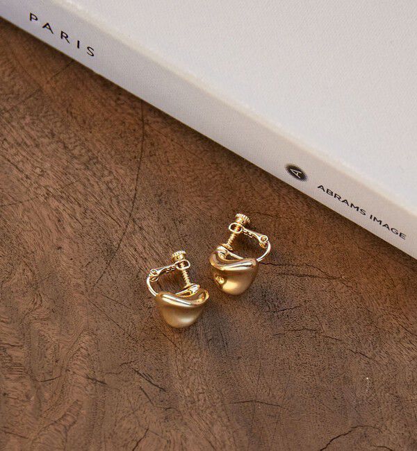 UNITED ARROWS green label relaxing「【WEB限定】三角 メルティ プレート イヤリング」|イヤリング|