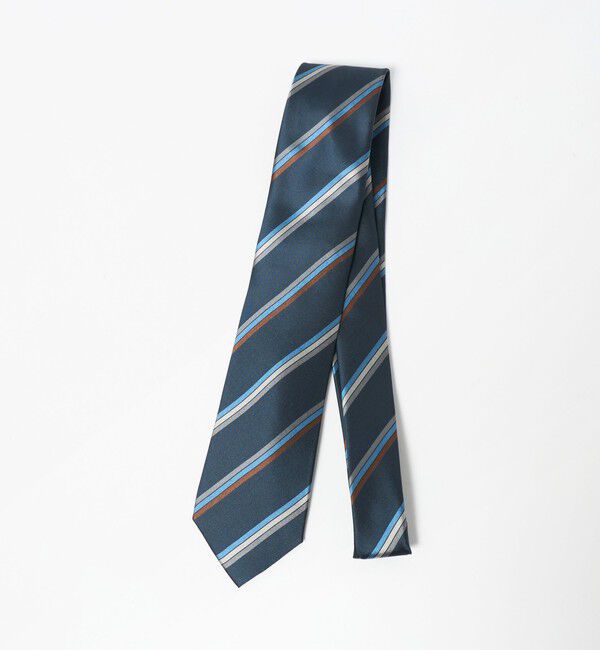 UNITED ARROWS green label relaxing「GLR シルク2 8.0cm ストライプ2 ネクタイ」|ネクタイ・蝶ネクタイ|