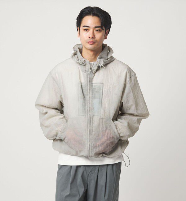 UNITED ARROWS green label relaxing「シアー リップ ジップ パーカー」|ブルゾン・スタジャン|