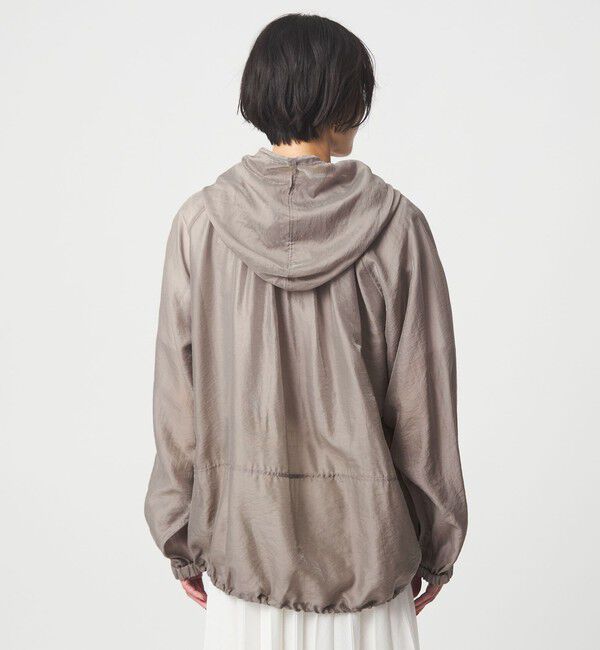 UNITED ARROWS green label relaxing「シアー ギャザー フード ブルゾン」|ブルゾン・スタジャン|