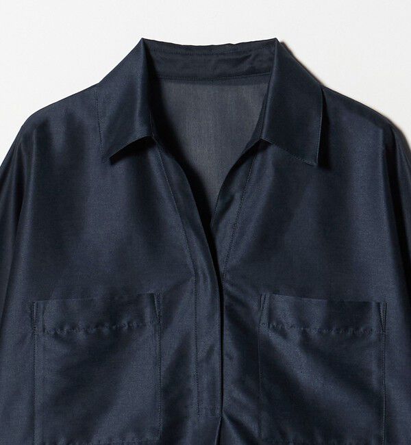 UNITED ARROWS green label relaxing「カールマイヤー スキッパー ポケット シャツ マシンウォッシャブル 通気性」|シャツ・ブラウス|