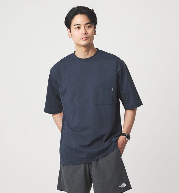UNITED ARROWS green label relaxing「＜THE NORTH FACE＞ショートスリーブ エアリー ポケット Tシャツ」|Tシャツ・カットソー|NAVY