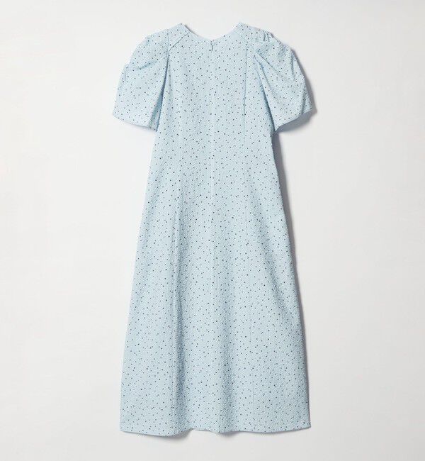 EMMEL REFINES「＜EMMEL REFINES＞EM ドットプリント タックギャザースリーブ ワンピース」|ワンピース|