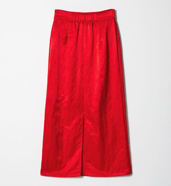 EMMEL REFINES「＜EMMEL REFINES＞EM サテン ナロー スカート」|スカート|