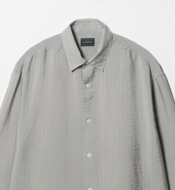 UNITED ARROWS green label relaxing「フィブリル ストライプ柄 長袖 ボックス シャツ」|シャツ・ブラウス|