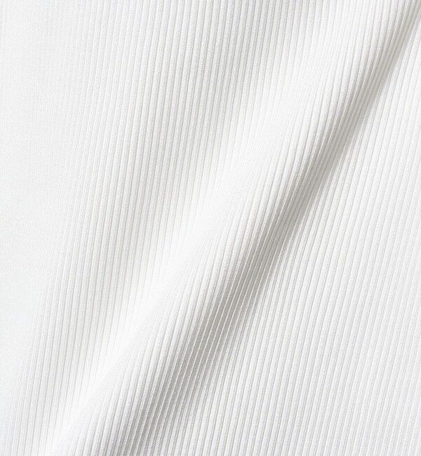 UNITED ARROWS green label relaxing「ブライトリブ スクエアネック 5分袖 プルオーバー カットソー」|Tシャツ・カットソー|