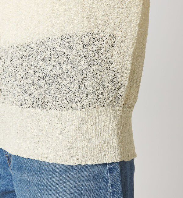 UNITED ARROWS green label relaxing「ノットヤーン スキッパー プルオーバー ウォッシャブル」|ニット・セーター|