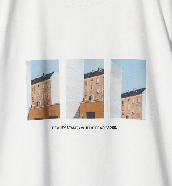 UNITED ARROWS green label relaxing「コラージュ フォト ショートスリーブ Tシャツ」|Tシャツ・カットソー|