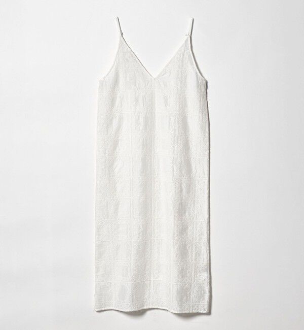 UNITED ARROWS green label relaxing「シアー クロス ステッチ ワンピース」|ワンピース|