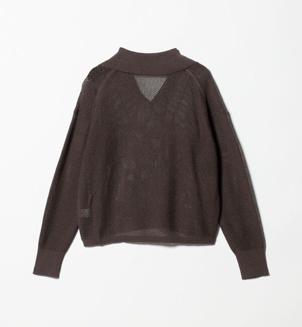 UNITED ARROWS green label relaxing「メッシュ ポロプルオーバー」|ニット・セーター|