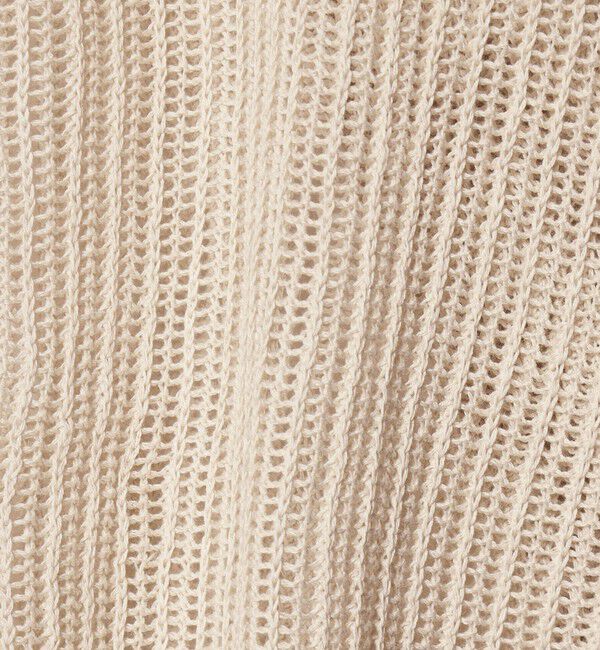 UNITED ARROWS green label relaxing「メッシュ リボン Vネック カーディガン」|カーディガン|