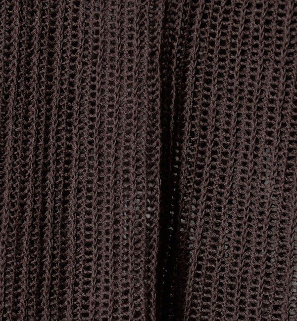 UNITED ARROWS green label relaxing「メッシュ リボン Vネック カーディガン」|カーディガン|